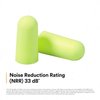 3M Ear Plugs, 200 Pairs/Box, E-A-Rsoft Yellow Neons 312-1250, Uncorded, Disposable, Foam, NRR 33, Drilling, Grinding, Machining, Sawing, Sanding, Welding, 1 Pair/Poly Bag