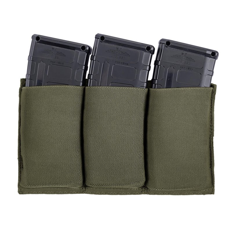 IDOGEAR SPORTS Triple Mag Pouch Elastic Molle, M4/M16/AR/AK Magazine ...