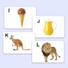 hungry brain Flash Cards for Toddlers, 26 Capital Alphabet Flashcards, Double-Sided, Montessori, Educational, Kindergarten - Preschool Learning Activities, Gifts for Kids, 1, 2, 3, 4 Years Babies