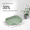 Soap Dish for Shower,4 Pcs Thickened Soap Dish,Great High-Purity Silicone Soap Dish,Self Draining Soap Dish Soap Tray Bathroom Soap Dish Bathtub Soap Dish