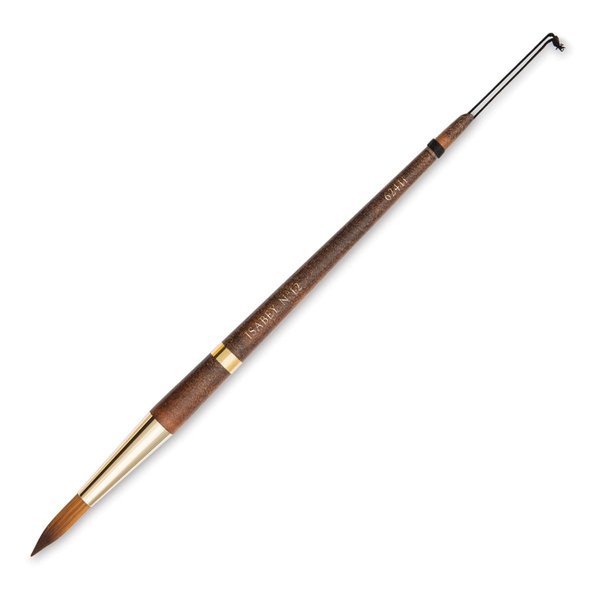 Isabey Vintage Isaqua Brush, Round, 12, Natural