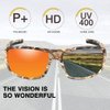 JIANGTUN Coating Mirrored Camo Sports Polarized Sunglasses for Women Men,with Flexible Frame for Cycling Running Driving Fishing Trekking