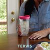 Tervis Made in USA Double Walled Fiesta Insulated Tumbler Cup Keeps Drinks Cold & Hot, 16oz - 2pk, Lapis Calypso