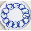 Elastic Hair Ties Elastics,Stretchy Rubber Bands,Pack of 12,Women Elastic Knotted Hair Rope Ponytail Holders for Women Girls(Blue)