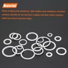 HELIFOUNER 560 Pieces 18 Sizes Automotive Drain Plug Gaskets, Oil Crush Washers, Aluminum Flat Washers Assortment Kit (M6 M8 M10 M12 M14 M16 M18 M20 M22 M24)