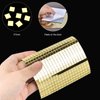 Biutityer 3600 Pieces Self-Adhesive Mirrors Mosaic Tiles,Mini Mirrors Mosaic Tiles Sticker for Craft Square Glass Tiles,Disco Glass Tiles Decorations Making, 5×5mm(Gold)…