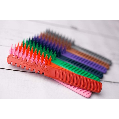 Hair Brush Comb Hybrid For Women Men Girls Boys Thick Curly Fine Short Long Hair Beards Toddler Kids Dog Grooming Tool Blow Drying Wet Dry 3/4 Inch Professional Use Detangler (Bubble Gum Pink)