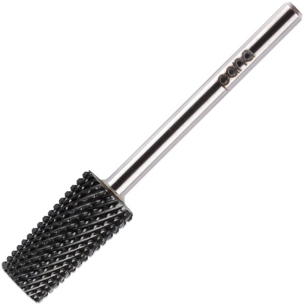 PANA USA 3/32" Tapered Barrel Carbide Nail Bit - For Electric Dremel Drill Machine, Nail Art Design, Manicure, Pedicure, Nail File, Cuticle Clean (Fine Grit, DLC Black)