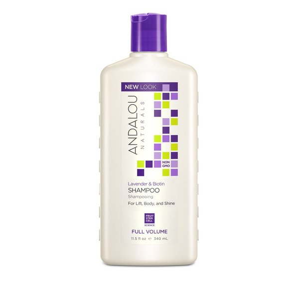 Andalou Naturals Full Volume Shampoo Lavender and Biotin - 11.5 fl oz