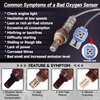 SZSAUTO Downstream O2 Oxygen Sensors - 4 Way Connector- Bank 1 Oxygen Sensor 2