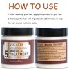 Vikada Hair Straightener Mask with Deep Repair, Vikada Nourishing Magical Treatment 5 Seconds to Restore Soft Hair, Deep Conditioner Hair Mask for Damaged Hair, Dry Hair and Curly Hair (1 Pc)