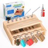 INIFEIDALA Montessori Screwdriver Board Set-Lock and Key Toy,Montessori Toys for 3 4 5 Year Old,Kids Tool Set,Preschool Learning Sensory Toys,Fine Motor Skills,STEM Toys