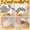 Leopard Print Temporary Tattoos, Glitter Cheetah Cat Leopard Face Stickers Tattoos Leopard Cheetah Cat Costume for Adult Women, Halloween Animal Costume Face Temporary Tattoo Stickers Party Supplies