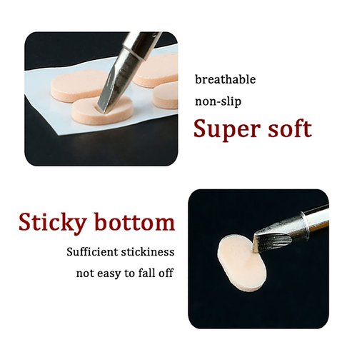 Dadop 96 Pairs of Glasses Nose Pads, Eyeglass Nose Pads Sponge Anti-Slip，Soft Foam Self-Adhesive Nose Pads