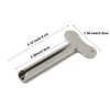 RAYNAG 5 Pieces Metal Tube Roller, Toothpaste Tube Squeezer Roll-up Key Dispenser, Paint Squeezing Little Gadget Tool