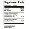 Life Enhancement Double C - Max Absorption 608 mg Buffered Vitamin C (Calcium Ascorbate and Ascorbyl Palmitate) & 61 mg Calcium - 180 Capsuls