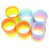PowerTRC 12 Pcs Slinky Toys for Kids Goodie Bag Stuffer Rainbow Slinky Party Favors Spring Toy Slinkies for Carnival Prize Classroom Exchange Gifts (2 inches)