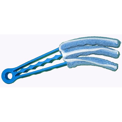 Blind Cleaner Duster Tool, Fan Blade Cleaner, Air Duct Cleaning Tools, Blue Window Blinds Cleaner with Microfiber Sleeve for Fans, Window Blinds, Vents, Shutters…-Superio