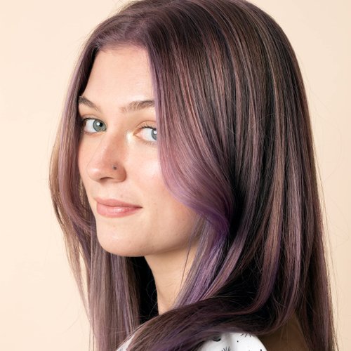 OVERTONE Haircare Daily Conditioner - 8 oz Semi-Permanent Daily Conditioner w/Shea Butter & Coconut Oil - Maintain Existing Shade w/Cruelty-Free Hair Color (Vibrant Purple)