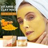 BYOTOUTY Turmeric Vitamin C Clay Mask, Face Mask with Kaolin Clay for Deep Cleansing Pores,Improves Dark Spots,Acne,Skin Care Facial Mask Tightens Skin, Evens Skin Tone, 4.23 oz