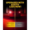 AUXITO 3157 LED Bulbs Red Brake Light, 400% Brighter 1;1 Size, 3156 3056 3057 3457 4057 4157 Lights for Tail Light, Brake Lights, Side Marker Parking Light, Pack of 2