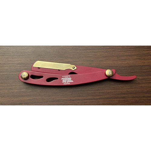 Premium Red and Gold Cool Design Barber Shavette Easy to Use and Lightweight Stainless Steel