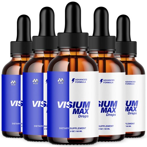 (5 Pack) Visium Max, Official Visium Max Vision and Eye Support with All Natural Ingredients, Maximum Strength Clear Vision Support Vitamin Supplement for Advanced Eye Health & Wellness (150 Servings)