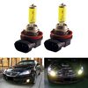 GOLDEN YELLOW 100w ONE PAIR HALOGEN XENON GAS FILLED H11 FOG LIGHT BULBS for 06 07 08 09 10 Ford Fusion/ 08 09 Ford Taurus (including X model)/ 08 09 Honda Accord 2dr/ 04 05 06 07 08 09 Honda Civic (including Hybrid)/