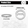 15pcs M14 Oil Pan Drain Plug Gasket Seal Compatible with Kia Fits Most Popular Models 21513-23001
