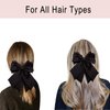 Hair Bows for Women Girls Big Bow Hair Clips Black Hair Bow Metal Clip Hair Accessories Bows for Girls Women 1PCS