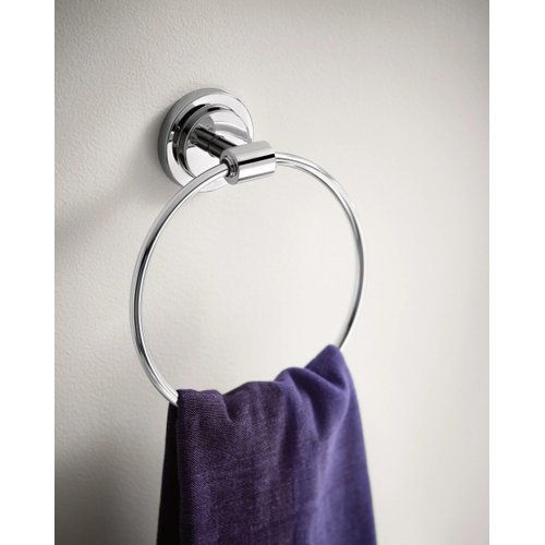 Moen DN0786CH Iso Bathroom Hand Towel Ring, Chrome