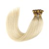 ABH AMAZINGBEAUTY HAIR Sew in Rooted Hand Tied Weft Hair Extensions, Weft Hair Extensions Human Hair Weave in Extensions for Women, Platinum Blonde With Ash Brown Base Color R8-60, 50 Gram, 20 Inch