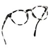 LifeArt Blue Light Blocking Glasses, Anti Eyestrain, Computer Reading Glasses, Gaming Glasses, TV Glasses for Women, Anti Glare(Black&White, 2.50 Magnification)