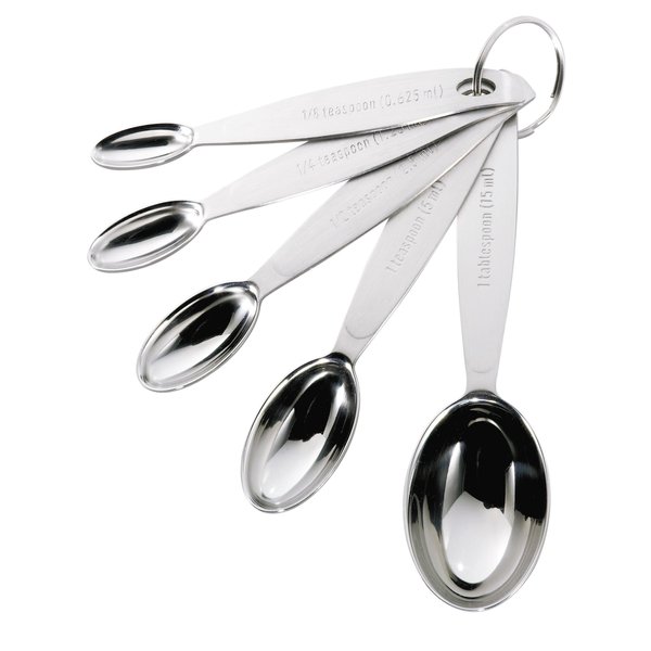 Cuisipro Silver Measuring Spoon Set, Standard