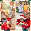 Christmas Temporary Tattoos for Kids - 8 Sheets Christmas Fake Tattoos for Boys Girls Santa Claus Xmas tree Stickers Christmas Eve Gift for Kids Birthday Party Supplies