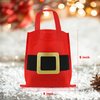 FHzytg 20Pcs Christmas Gift Bags, Christmas Party Favor Bags Santa Gift Bags Santa Clause Suit Treat Bags Christmas Goodie Candy Bags for Christmas Xmas Party Supplies New Year