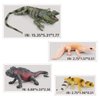 Atralo Service Wildlife Reptile Lizard Animal Model Toy Playsets 4 PCS Lizards Figure Party Favors Toys Cake Toppers Christmas Birthday Gift for Boys Girls Kids Toddlers