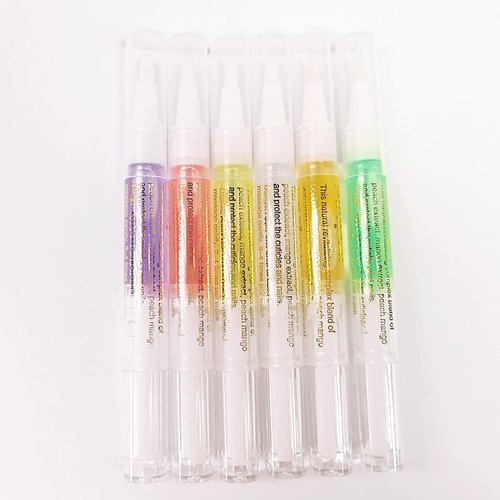 Nail Nutrition Pen,6PCS Nail Cuticle Oil Pen Set Nail Nutrition Oil Nail Care for Repairing Cracked & the Dry Cuticle (Mix Flavors)