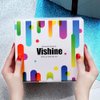 Gel Nail Polish Starter Kit - 6 Colors Gel Polish Set Base Top Coat, 36W LED UV Nail Lamp with Full DIY Gel Manicure Nail Tools by Vishine 8ml #12
