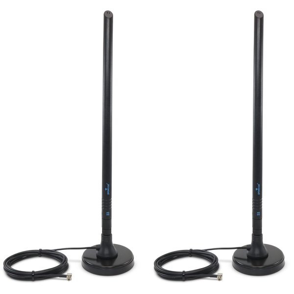 Proxicast 8 dBi 4G/5G External Magnetic High Gain Cell Antenna Compatible with AT&T Nighthawk M6/MR6110 & MR6500, M5/MR5200, M1/MR1100, Verizon 8800L & Hotspots with TS9 Connectors (ANT-006-TS9-2PK)