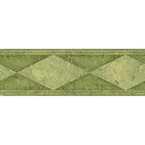 Fine Decor 87B62210F Diamond Border - Green