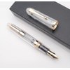 JINHAO 9019 Fountain Pen Dadao Series with High-capacity Ink Converter (Transparent, Fine Nib 0.5mm)