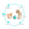 grwSEXabc Enhanced Dog Treat Dispenser Slow Enrichment Dispenser Food Puzzles Ball Interactive Chase Training Toys for Small Puppy Cat Bunny Hamster Pet Pig (Green)