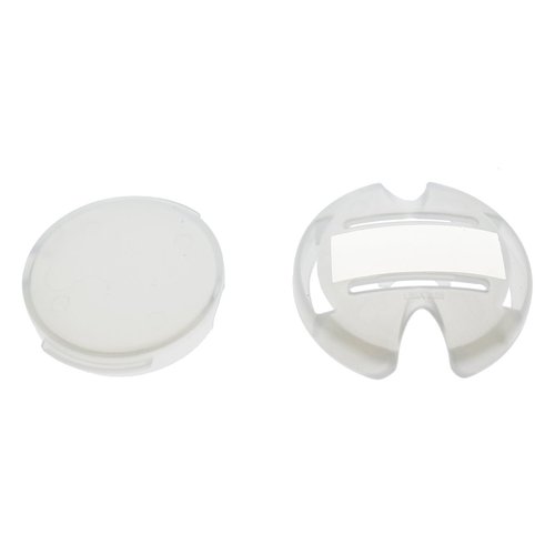 12 Pack - Blank Stethoscope ID Name Tags with Writable Surface - Clip On Identification Covers for Standard Size Stethescope Tubing for Nurse, Doctor by Specialist ID (Frosted White)