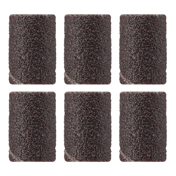 Dremel 438 120-Grit Sanding Bands, 1/4-Inch, 6 Pack