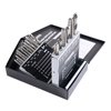 Accusize Industrial Tools 18 Pc H.S.S. Tap and Drill Set, U.N.C., 0001-0040