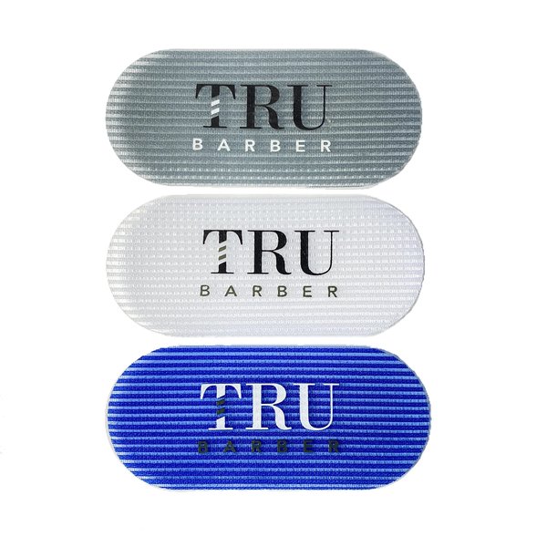 TRU BARBER Hair Grippers Bundle Pack 6 pcs for Men and Women, Salon and Barber, Hair Clips for Styling, Hair holder Grips (Blue,Grey,White)