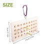 Bird Chewable Keyboard Toy Wooden Parrot Chewing Toy Parrot Foraging Toy Bird Foraging Toy Parrot Biting Toy Bird Chewing Toy Bird Cage Accessories Bird Wooden Block Chewing Toy for Parrot