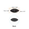 PATIKIL Marquise Gems, 100 Pcs 15x7mm Acrylic Rhinestones Flat Back Navette Horse Eye Crystal Gems for Jewelry Making DIY Craft, Black