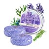 QUAAM 2PCS Shampoo Bar for Gray Hair,Purple Rain Shampoo Bar for Grey Hair,Shampoo And Conditioner Bars For Thinning Hair For Men & Women